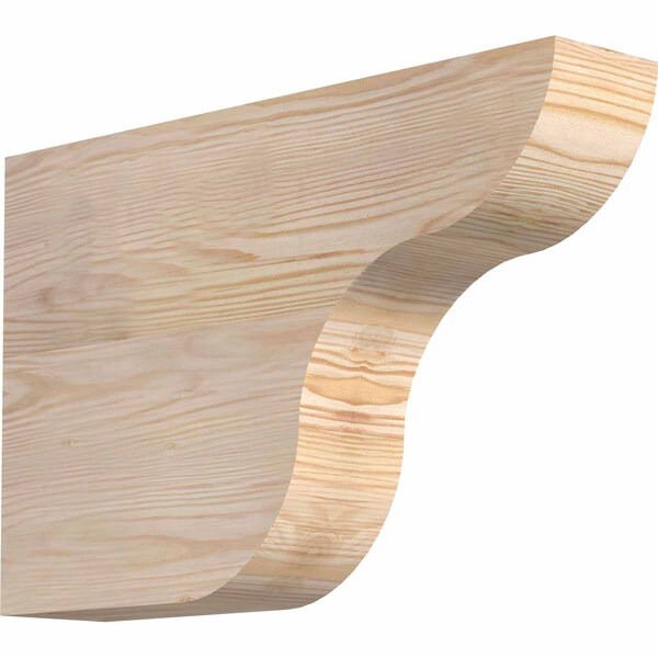 Ekena Millwork Carmel Smooth Rafter Tail, Douglas Fir, 3 1/2"W x 12"H x 18"L RFT04X12X18CAR00SDF - main